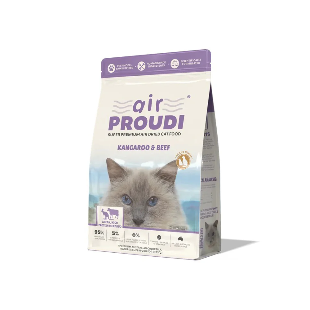 AIR PROUDI Premium Kangaroo & Beef Air Dried Cat Food - Image 3