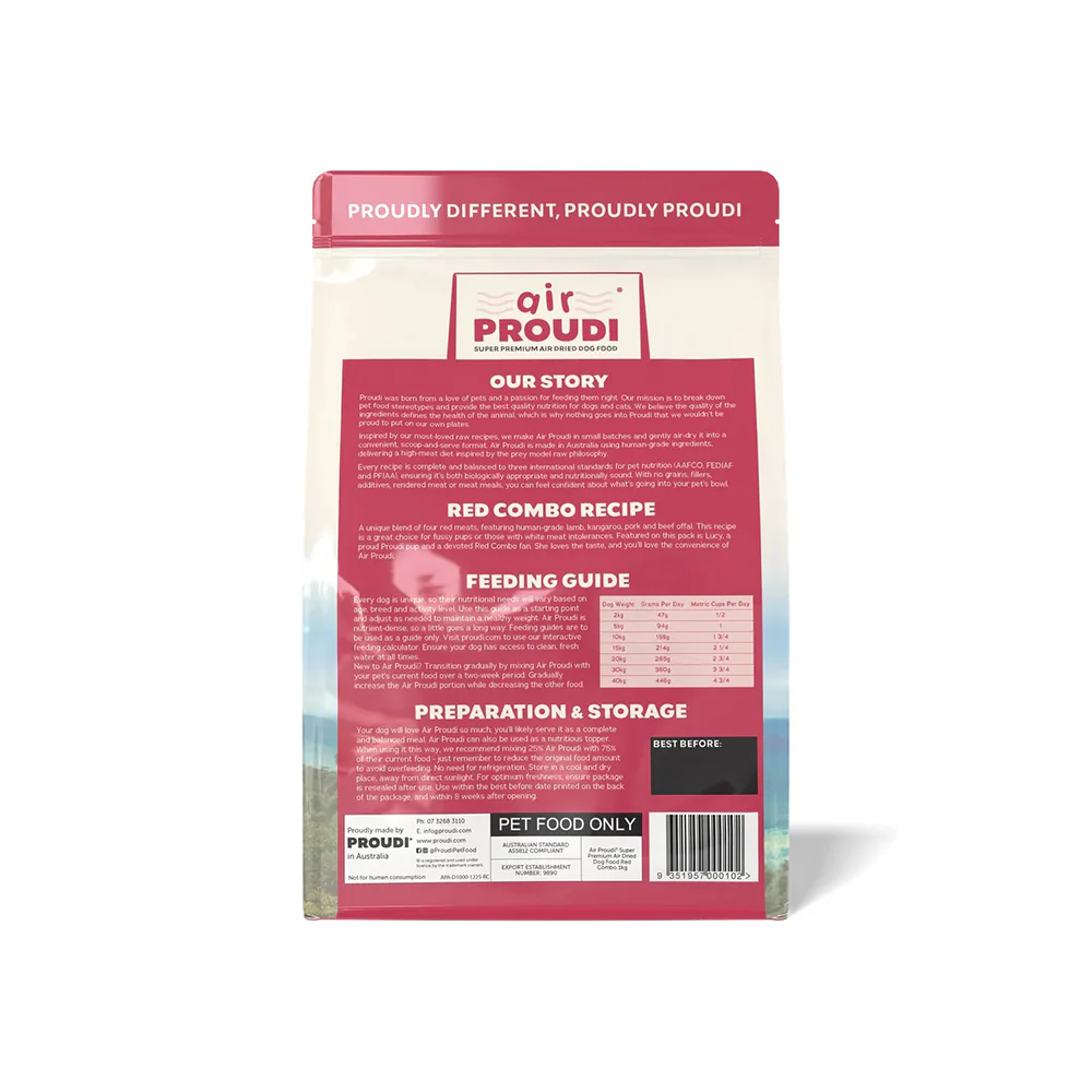 AIR PROUDI Premium Red Combo Air Dried Dog Food - Image 4
