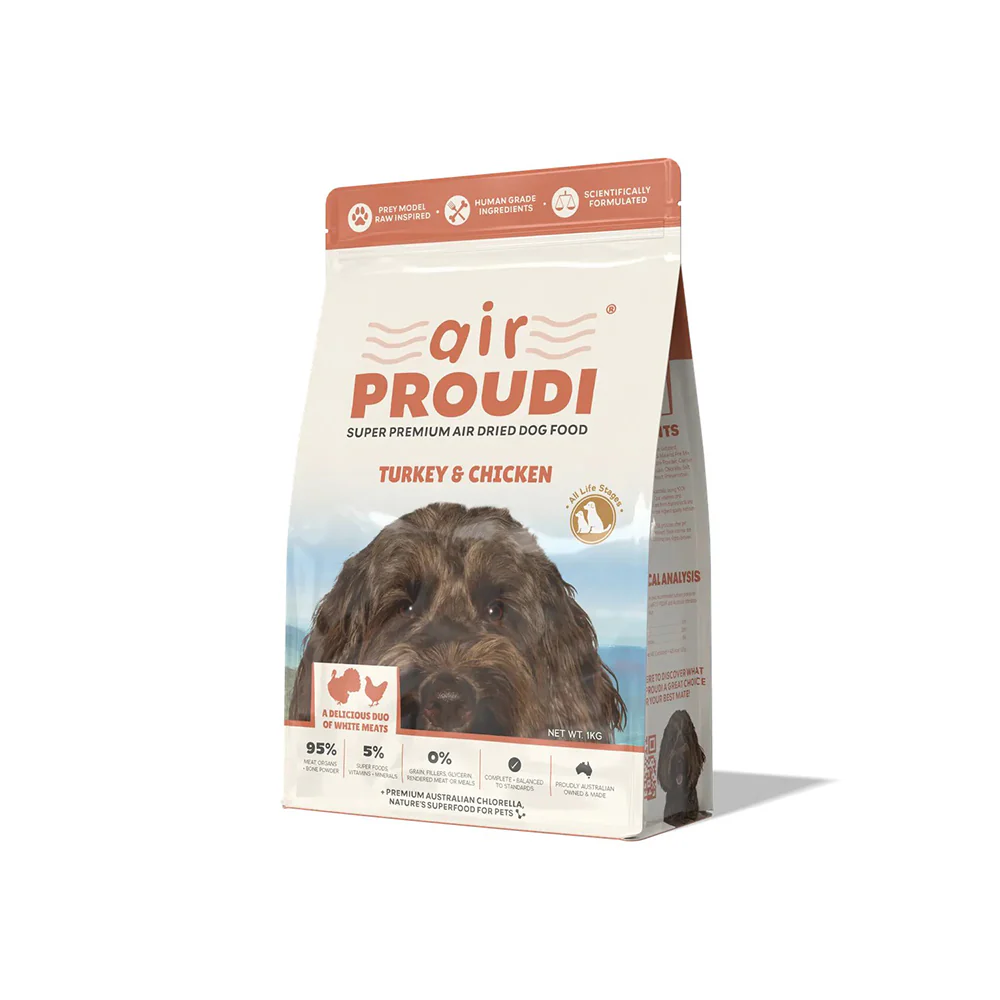 AIR PROUDI Premium Turkey & Chicken Air Dried Dog Food - Image 2
