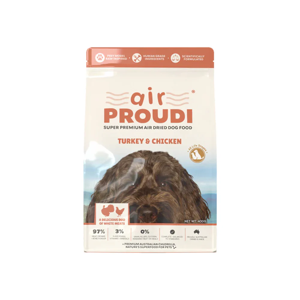 AIR PROUDI Premium Turkey & Chicken Air Dried Dog Food - Image 3