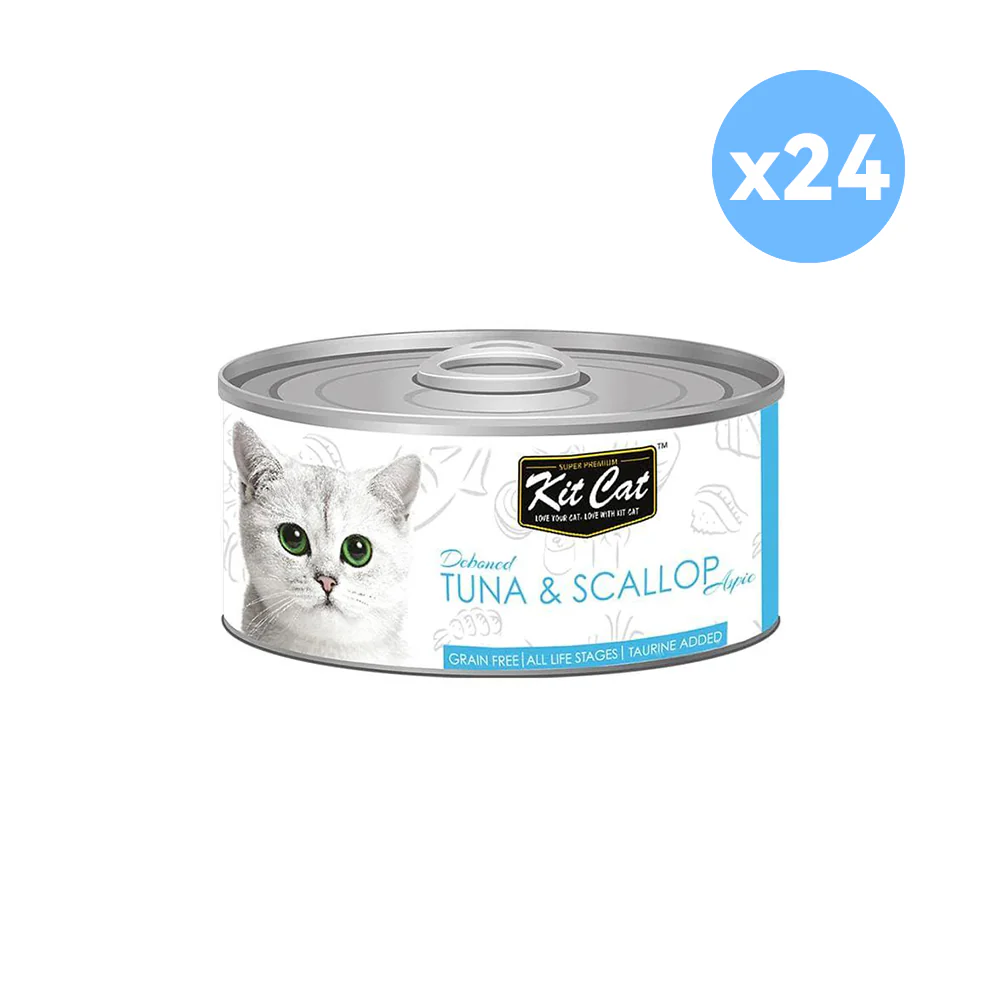 KIT CAT Tuna & Scallop Toppers Wet Canned Cat Food - Image 2